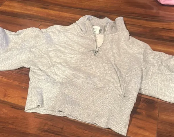 Aerie Cropped Quarter Zip - Image 2
