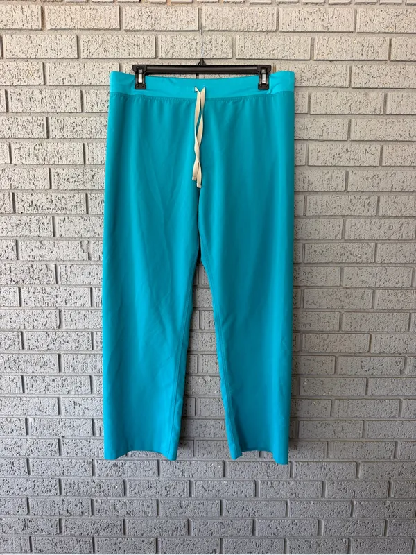 Figs Livingston Basic Scrub Pants Teal Blue Size XL - Image 2
