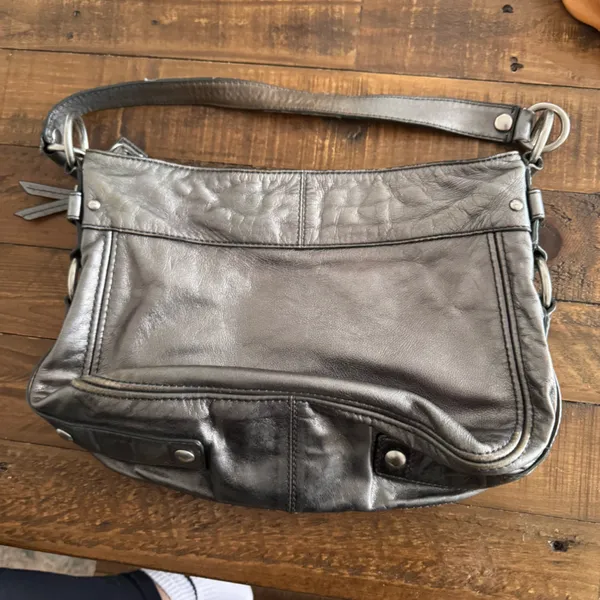 Vintage‎ COACH Metallic Bag - Image 4