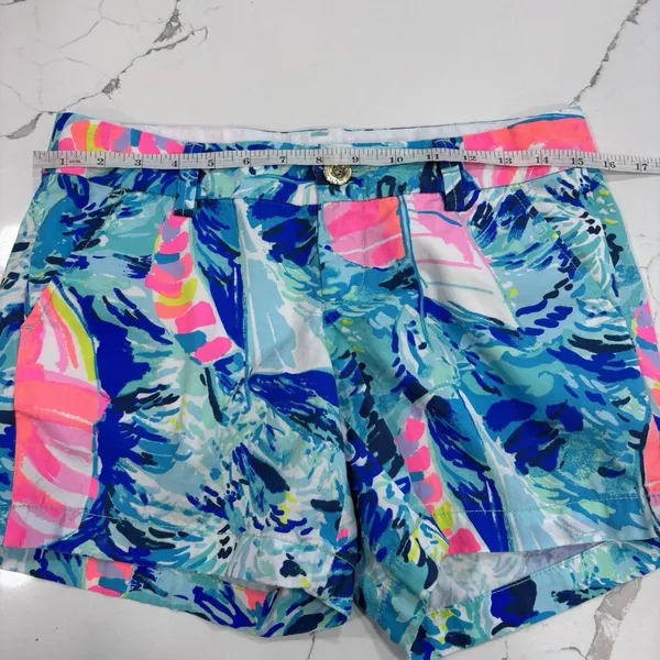 Lilly Pultizer Shorts Womens Size 0 The Callahan 5” Inseam Bright Chino - Image 8