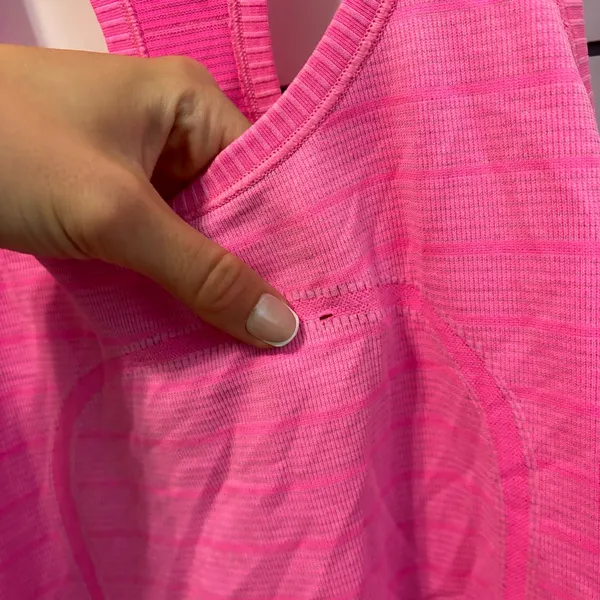 Lululemon Pink Stripe Swiftly Tech - Image 5