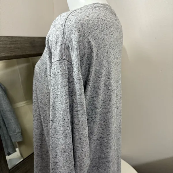 PINK Victoria's Secret Heather Gray Top - Image 6