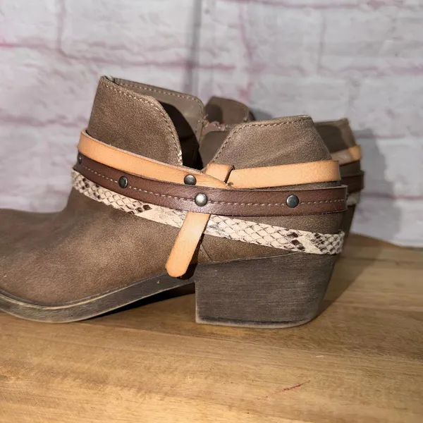 Jellypop Nashville Women's Ankle Boots in Brown Size 7 - Image 5