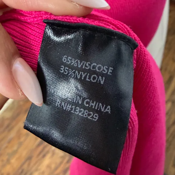 NBD x Naven Minnie Hot Pink Cut Out Bandage Bodycon Dress. - Image 6