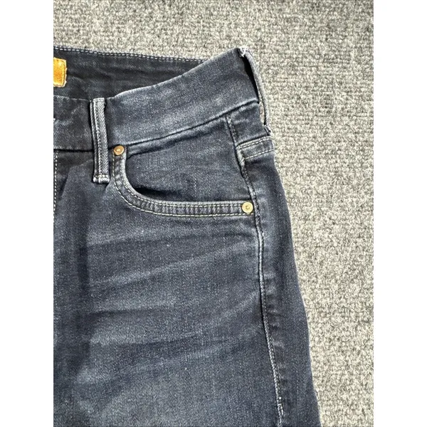MOTHER High Waisted Looker Jeans Womens 27 Dark Wash Skinny Stretch Designer - Image 4