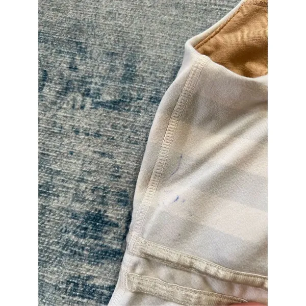 Lululemon Action Pale Blue White Silver Athletic Tank Top Size 4 - Image 4