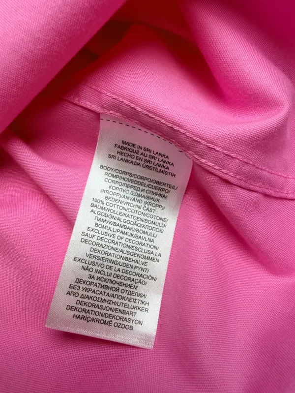 Lauren Ralph Lauren Pink Non Iron Cotton Button Down Shirt Size S - Image 5