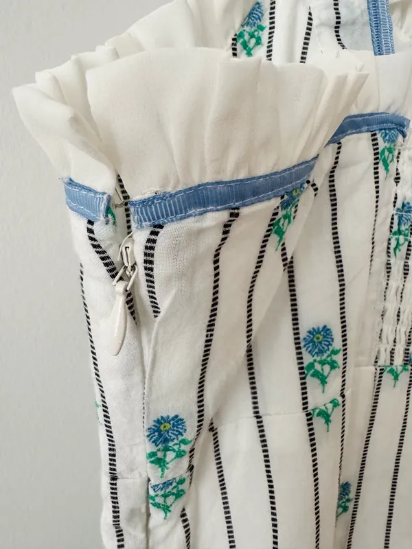 Anthropologie Maeve Sleeveless Ruffle-Hem Mini Dress, Size L - Image 12