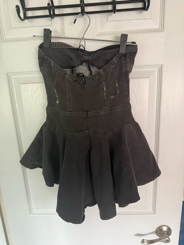 Windsor Denim Strapless Romper  - Image 2