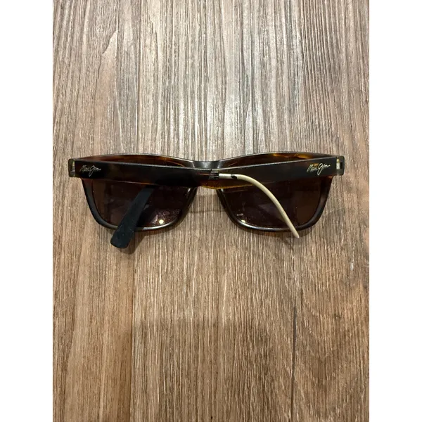 Maui Jim Tortoise Shell Sunglasses Made in Italy Rectangle Frame‎ Parts Repair - Image 4
