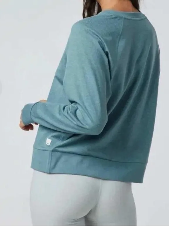 Vuori Daydream Crewneck Pullover in Blue - Image 2