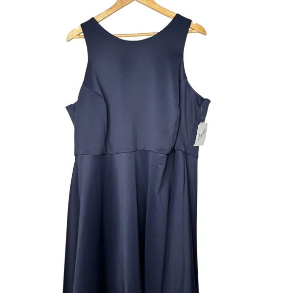 Jemma High Low Dress Womens 3X Navy Blue‎ Sleeveless Cocktail Evening Formal NWT - Image 8