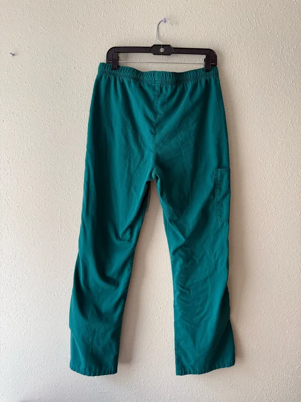 Adrienne Landau scrub pants hunter green - Image 2
