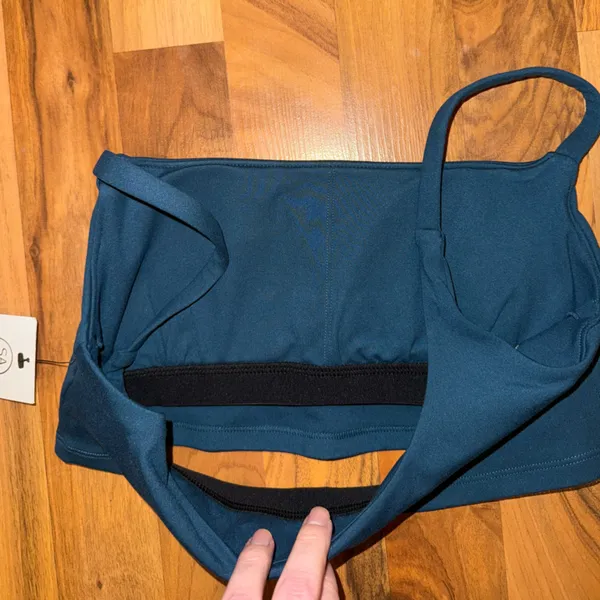 SAGE sports bra blue NWT, size‎ medium athletic, sports, workout - Image 4