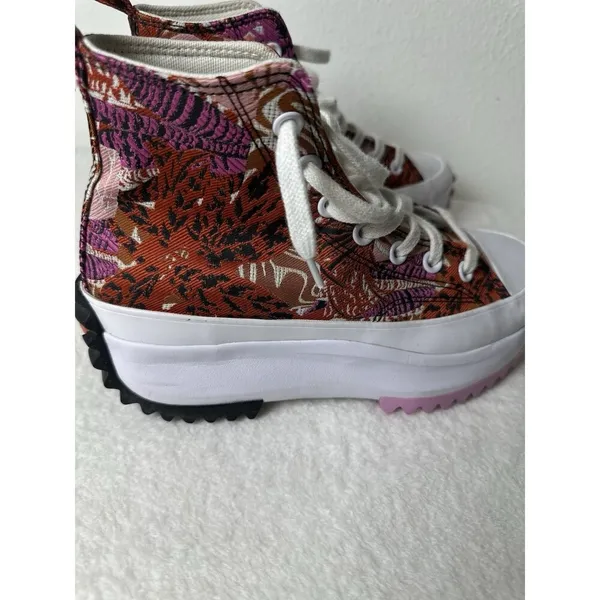 CONVERSE Run Star Hike Tropical Florals Jungle Shoes Boots 5.5M/7W Unisex - Image 4