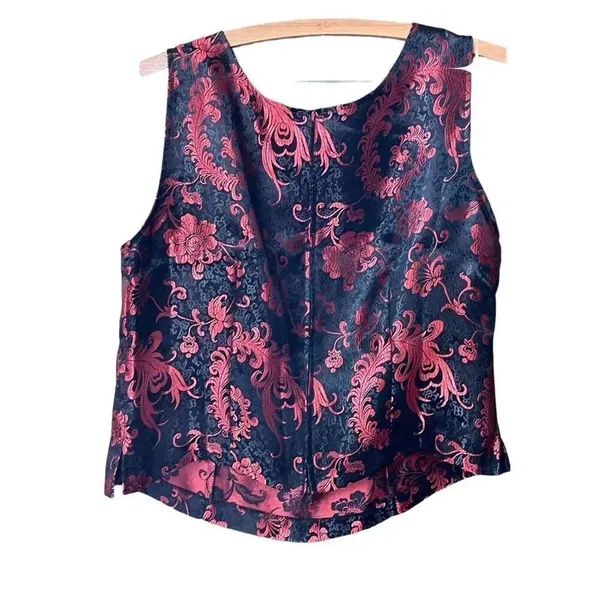 Lady Dorby size 14W tank top & jacket vintage - Image 2