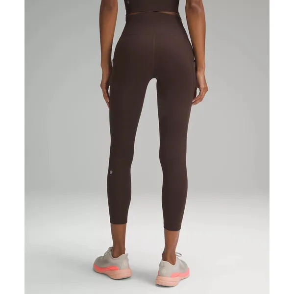 Lululemon. Wunder Train High-Rise Tight with Pockets 25" Espresso Size 8 NWT - Image 2
