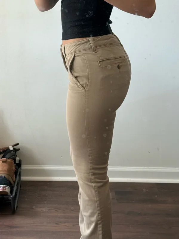 American Eagle Skinny Khaki Pants Super Stretch - Image 3
