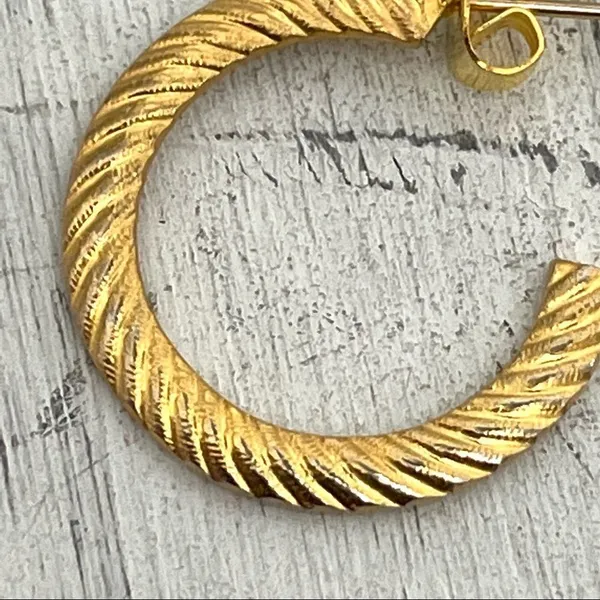 Small gold tone hoops - Image 5