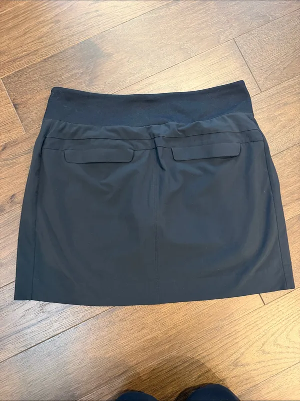 Athleta Black Active Mini Skort with Zipper Pockets Size Large (?) - C51-031 - Image 5
