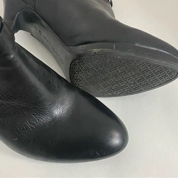 Tommy Hilfiger High Heels Boots Women’s size 9.5 Black Leather Buckle‎ - Image 10