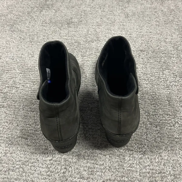 Keen Akita Ankle Boots Womens 8 Slate Gray Wedge Leather Snap Closure - Image 6