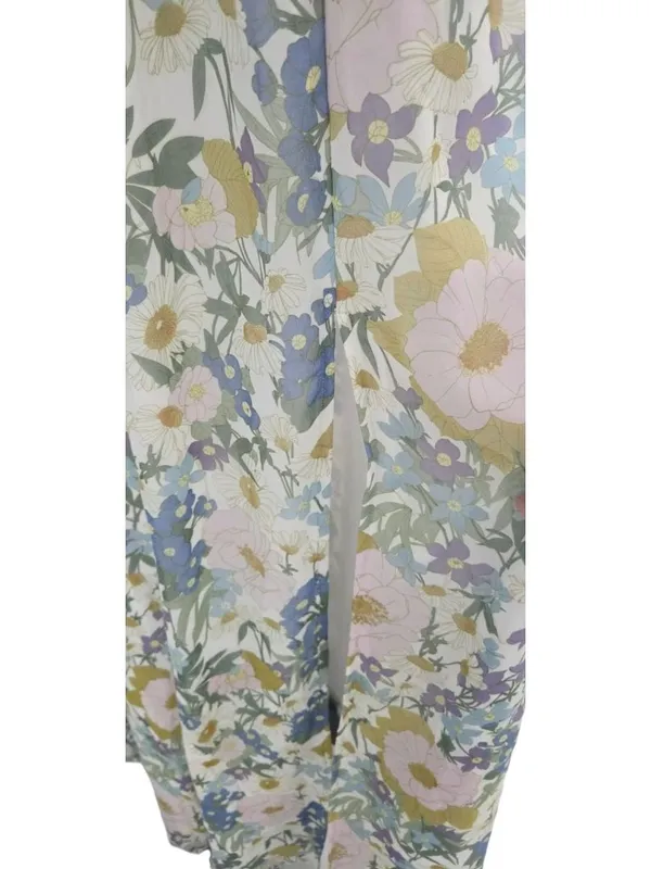Baltic Born Size Medium Dress Slit Floral Boho Wedding Party Holidays - Image 6