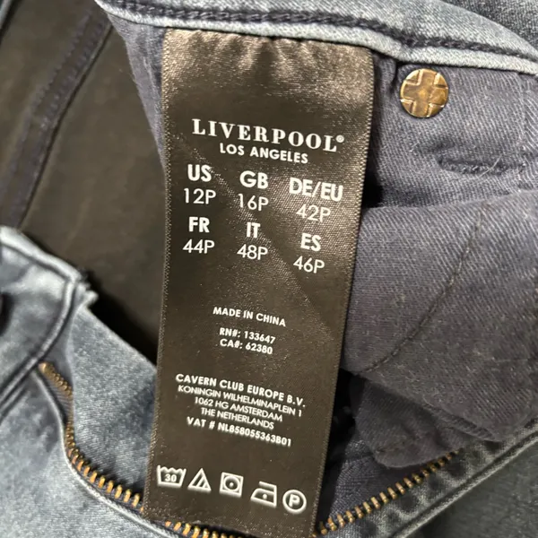 Liverpool Dark Blue Wash The Ankle Skinny Jeans - Image 5