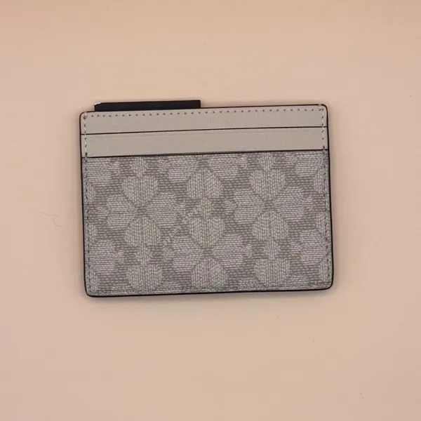 Kate Spade New York Spade Flower Small Slim Card Holder Dark Beige KN761‎ NEW - Image 3