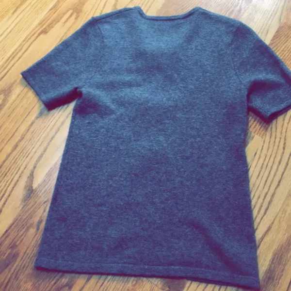 cashmere tee sweater Gray Size M - Image 4