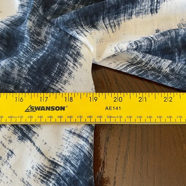 Karen Kane Blue and White Wrap Tunic - Image 4