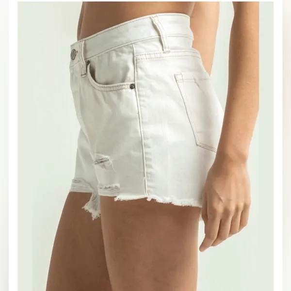 RSQ High Rise Short Womens Size 26 Distressed Fringed Summer Girlcore Beach New‎ - Image 2