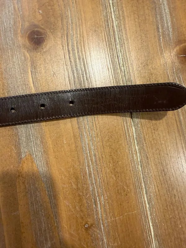 Coach 8571 Black Calfskin Leather Belt Brass Women's Size Small Classic Heritage - Image 9