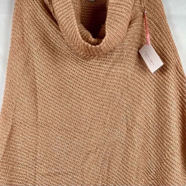 NWT Evy’s Tree Asymmetrical Ponch Cowl Neck Sweater OS - Image 3