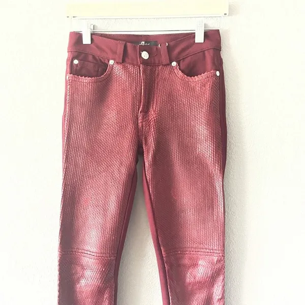 New 7 For All Mankind The Pieced Skinny Jeans - Image 4