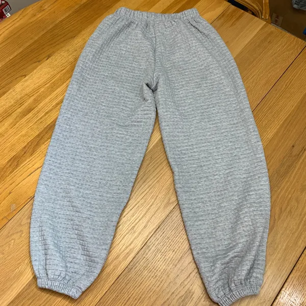 Princess Polly‎ Sweatpants Womens Size 6 Light Grey Ribbed Jogger Elastic Waist - Image 6