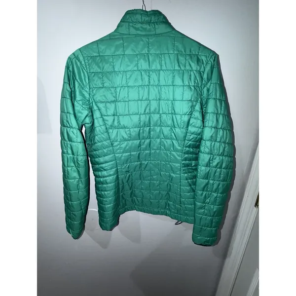 Women's Patagonia Nano Puffer Jacket Blue Teal Size M - Image 5