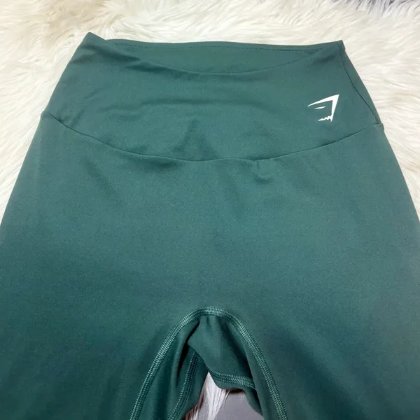 GYMSHARK Green Training Leggings High Rise - Image 5