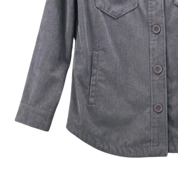 Avec Les Filles Corduroy‎ Jacket Gray Small - Image 4