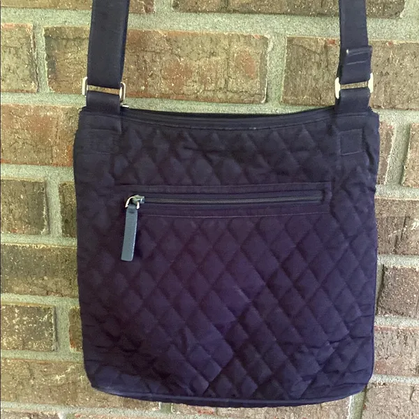 Vera Bradley Navy Quilted Crossbody Bag - Image 3