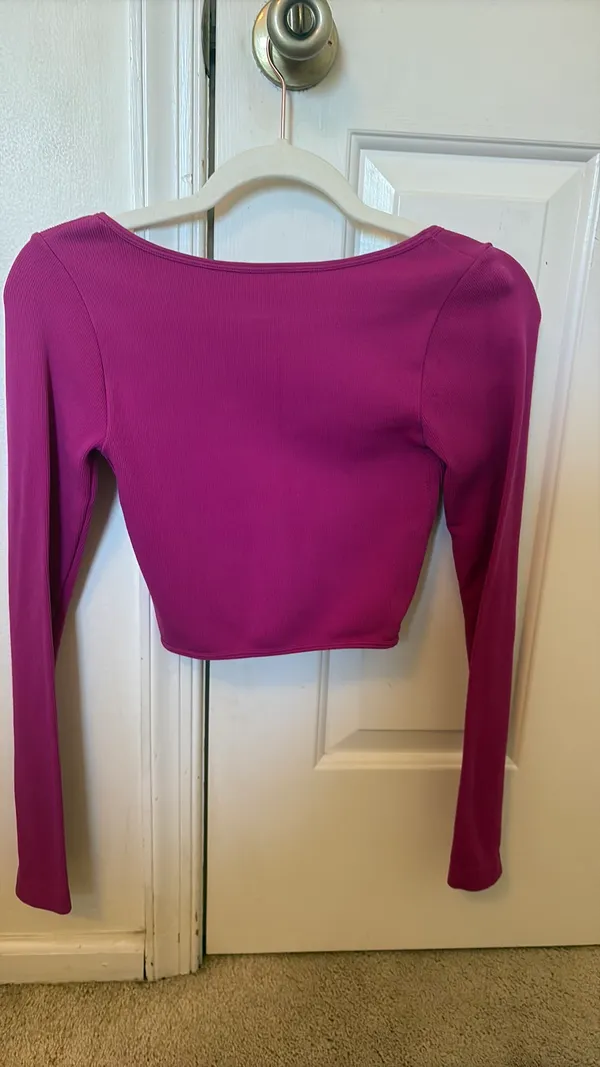 Long Sleeve Pink Garage Top - Image 2