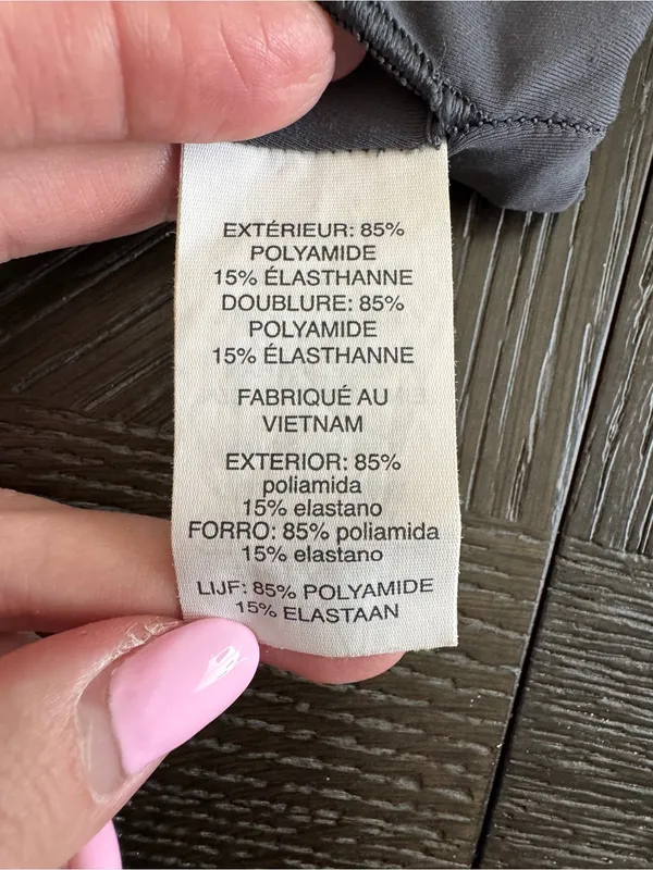 Vuori Set Evolve Square Neck Bra in Charcoal Grey Size Extra Small Like New - Image 12