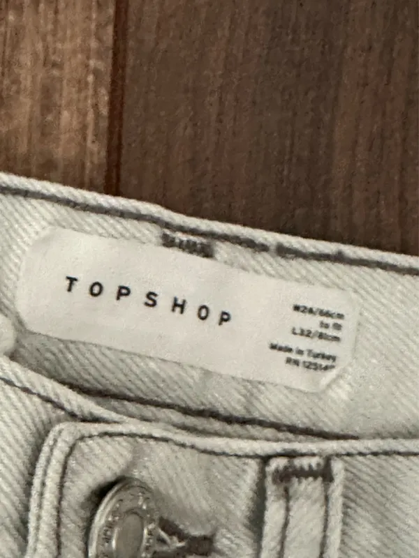 Topshop silver jeans - Image 3