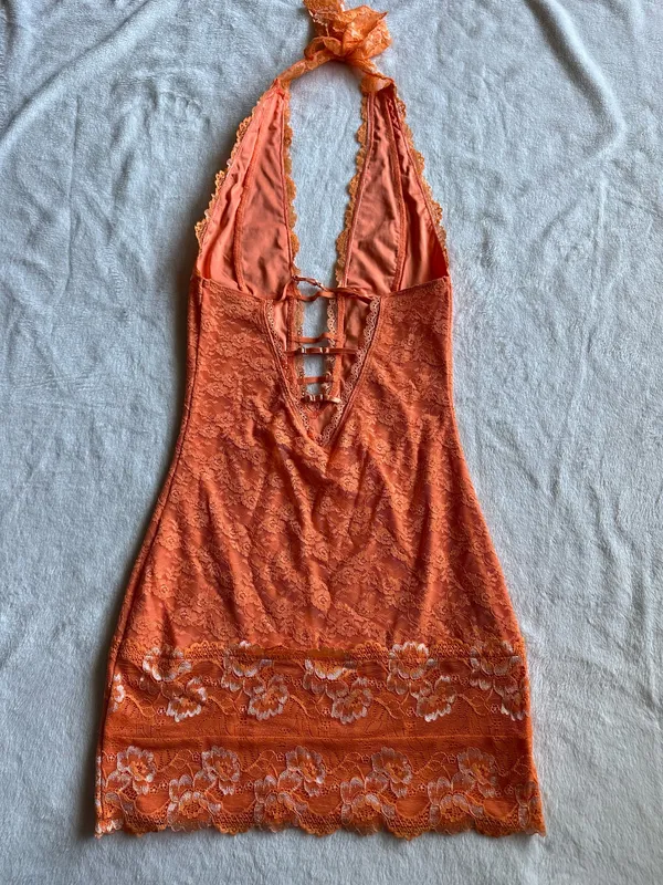 Generation Outcast Clothing INDIA MINI DRESS TANGERINE - Image 7