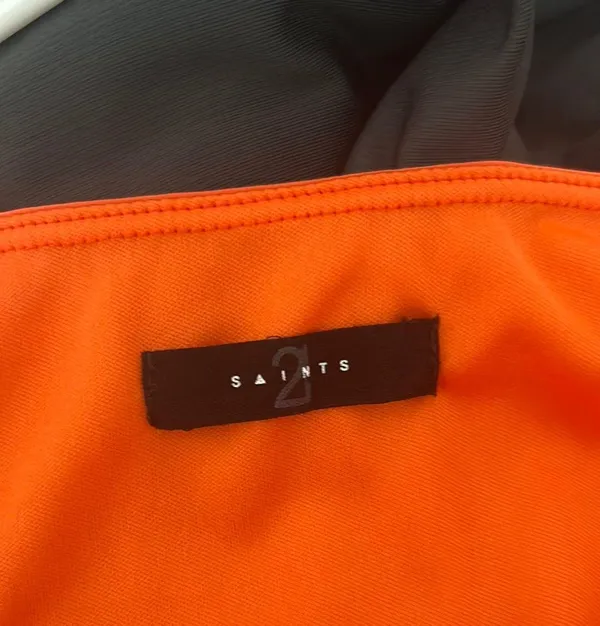 Orange Open back Dress - Image 4