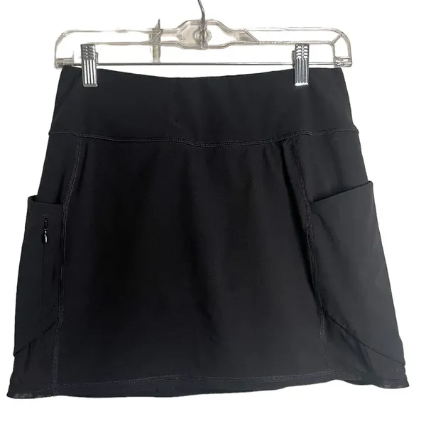 Athleta Black Athletic Skort With Pockets‎ XS - Image 2