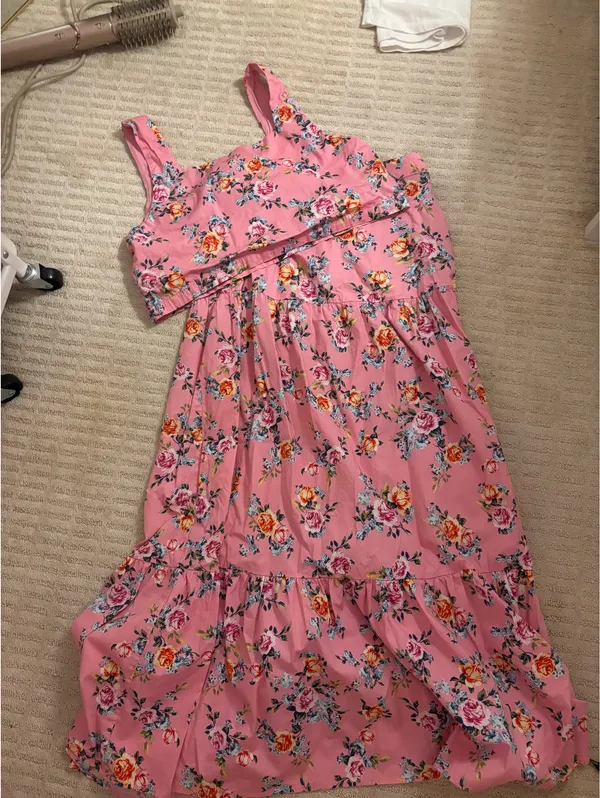 BuddyLove Pink Maxi Floral Skirt Set - Image 2