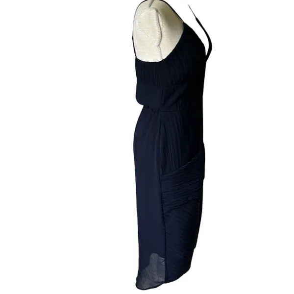 H&M Navy Blue Cocktail Dress Size 8 - Image 3