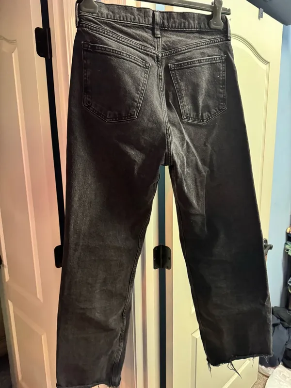Abercrombie Black Relaxed Jeans High-Rise 90s - Image 5