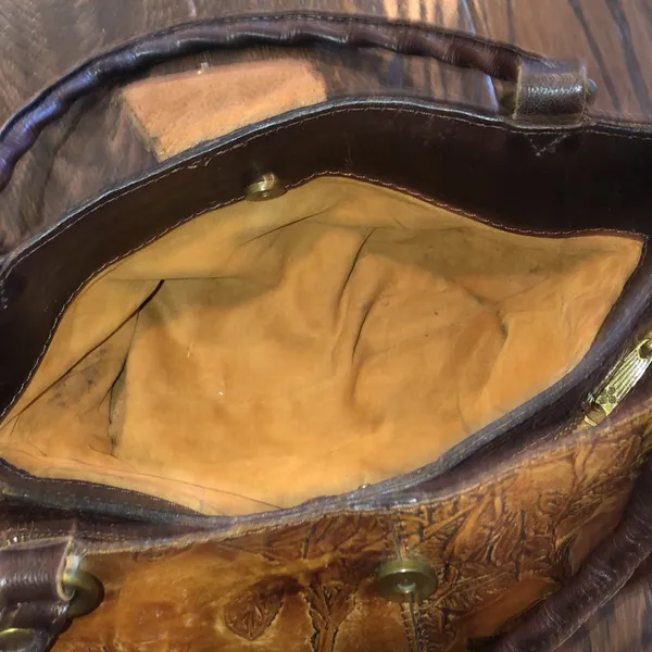 Patricia Nash tooled leather handbag - Image 11